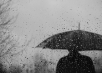 Man in te rain